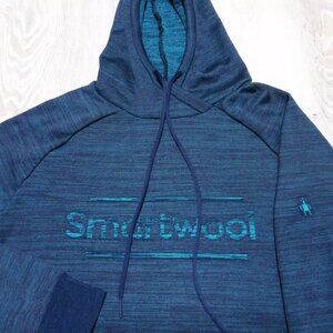 SMARTWOOL MERINO LOGO HOODIE Mens SMALL Womens MEDIUM INTRAKNIT PULLOVER WOOL